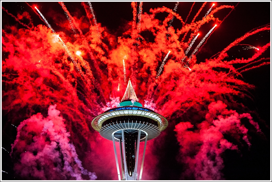 Space Needle Fireworks