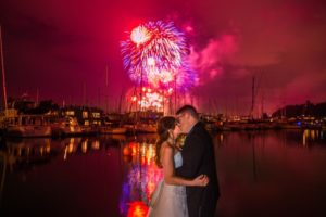 fireworks on wedding night
